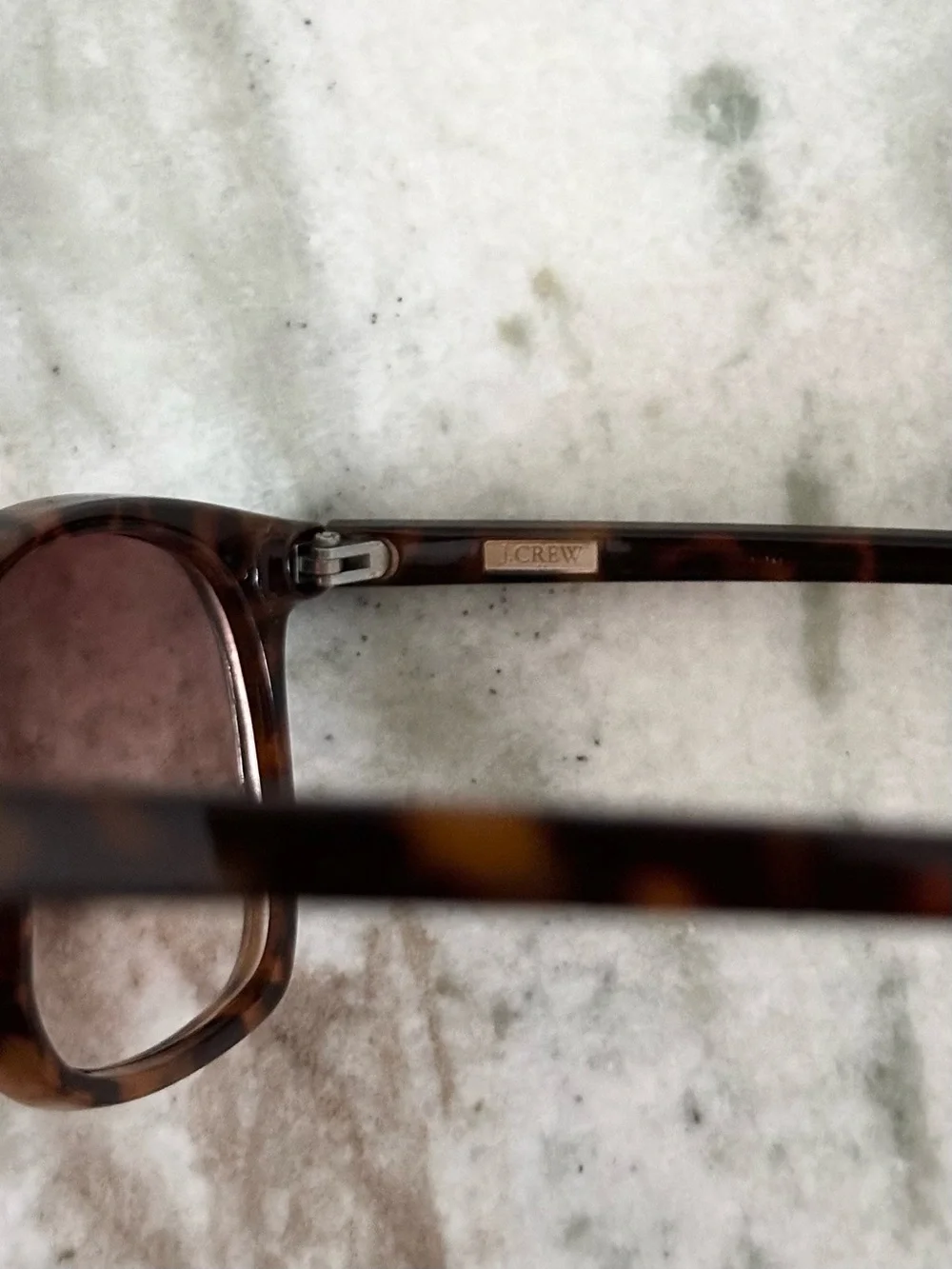 J. Crew Brown Tortoiseshell Classic Square Sunglasses - Preppy